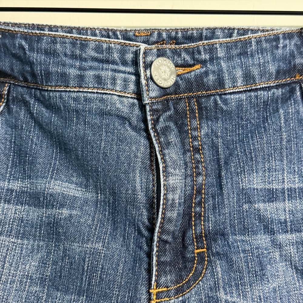 Tommy Hilfiger Plus 22 Cropped Straight Jeans 25 Inseam Medium Wash - Picture 3 of 15